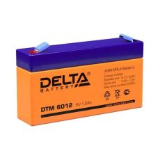 Аккумулятор для ИБП DELTA DTM6012 1,2А/ч-6V слаботочные системы EN18 зажим (FASTON) - 97x24x52