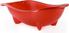 Ванночка для купания Dunya Plastik Флиппер Красная перламутровая 12003